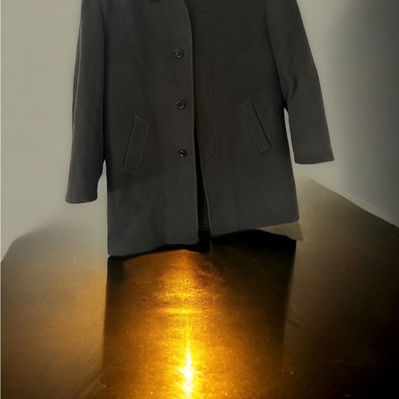 Neiman Marcus made in Italy SZ 42 Cashmere Blend Peacoat - Picture 7 of 12